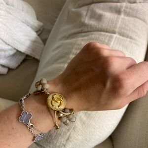 Bracelet with Real Chanel Pin